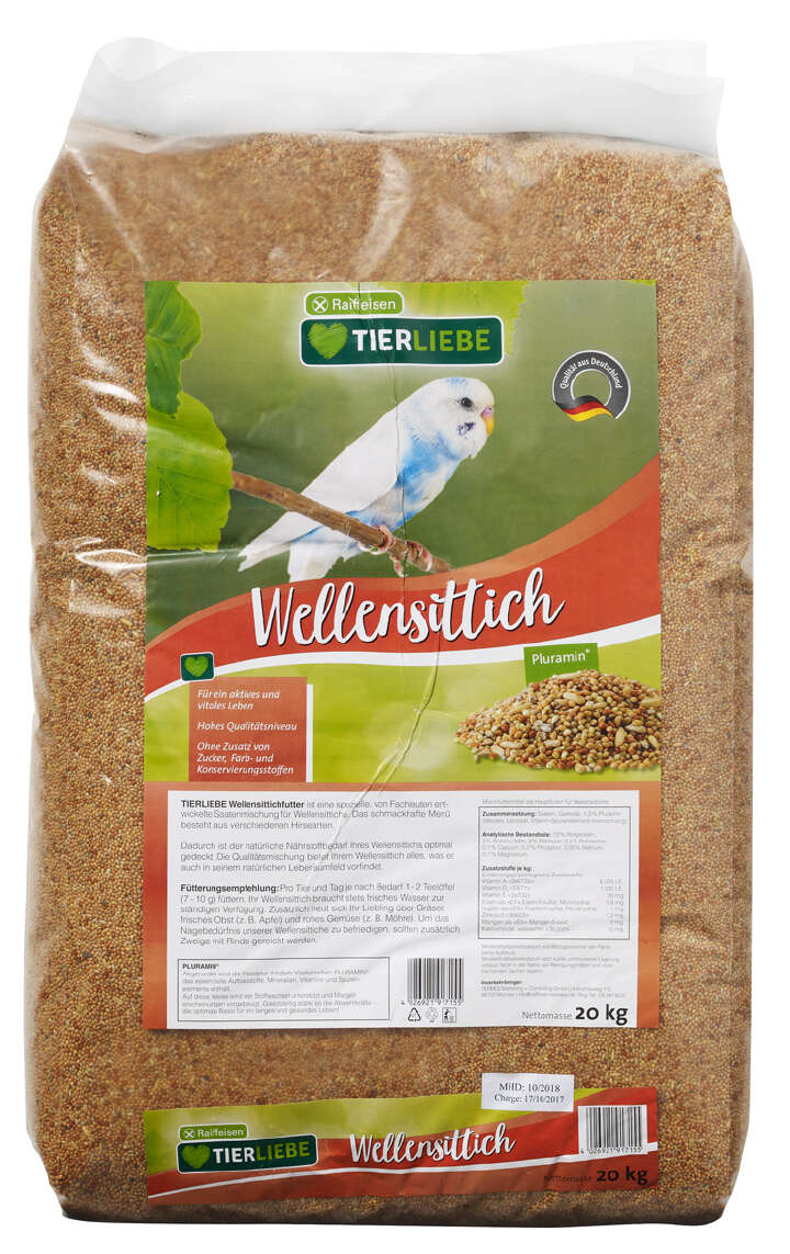 TIERLIEBE Wellensittichfuter